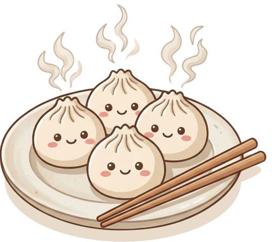 Plate of dumplings